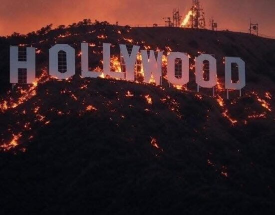 INCENDIO COLINAS HOLLYWOOD