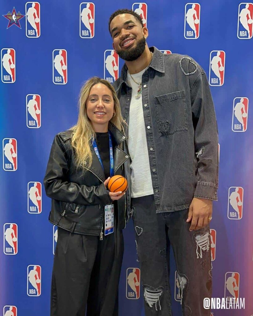 Towns enorgullecido de representar a República Dominicana en el Juego de Estrellas de la NBA 2 katl anthony towns r por zona mixta y cruzarte a kat el dominicano all star de los knicks. todo muy nbaallstar