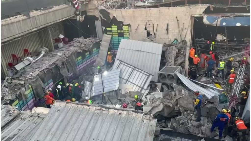 Presidente Abinader visita el lugar de la tragedia en Jet Set mientras se confirma la muerte de la gobernadora de Montecristi 4 DESPLOME EN EL JET SET